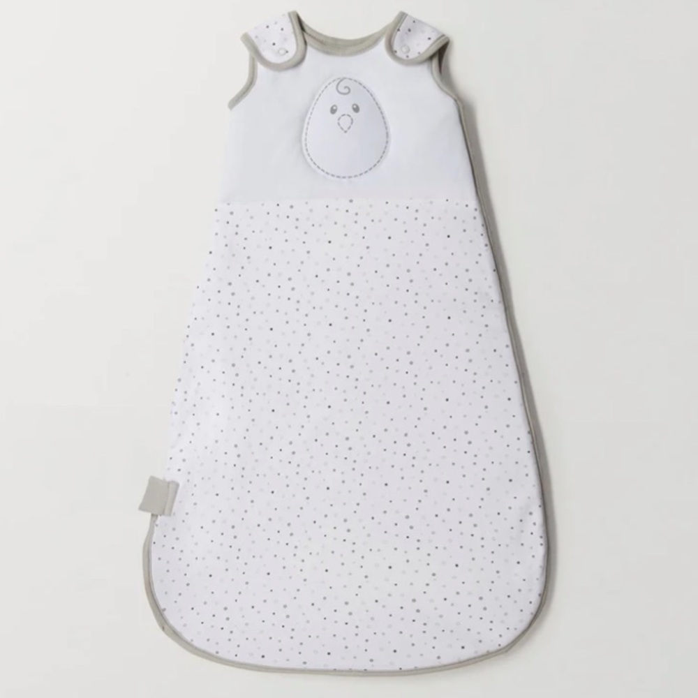 Nested Bean Sleep Sack (sleepsack) | 0-6 Months | Stardust Gray | Cotton TOG 0.5
